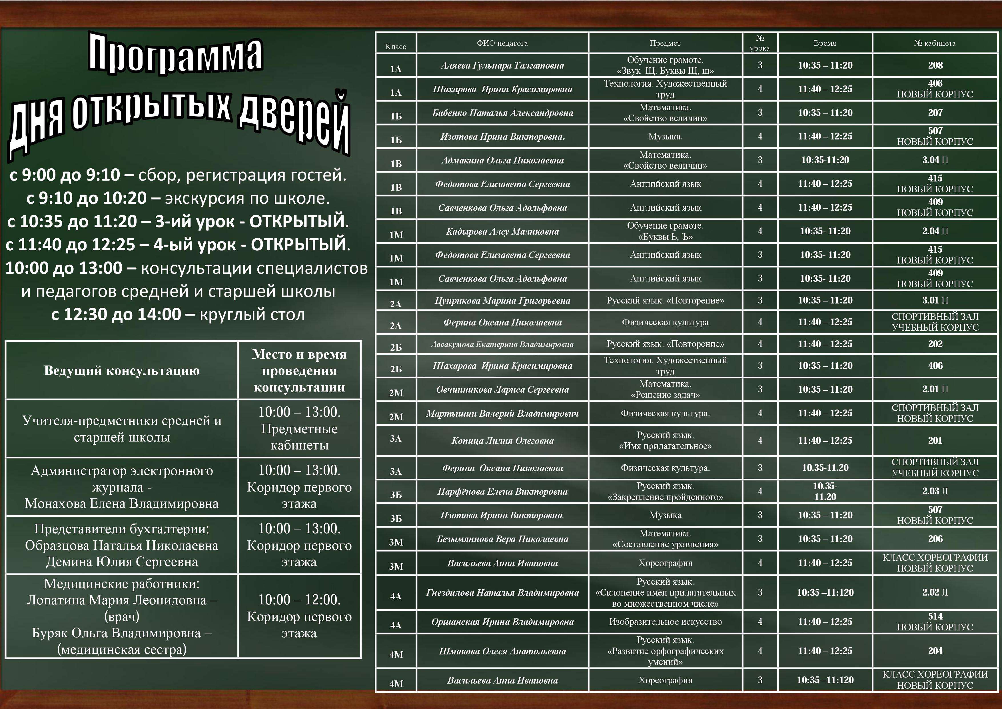 День открытыхдверей